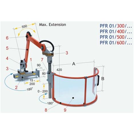 Protection de fraise PFR 01/300 OPTIMUM 3301300