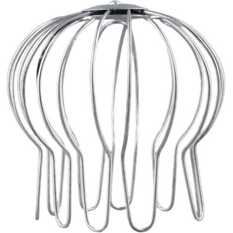Protection de gouttière pour bouchon de tuyau de pluie, drain de toit et de sol, couvercle de drainage de balcon, accessoire de gouttière en acier inoxydable, installation sans outils
