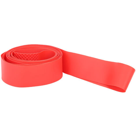 Protection de jante en PVC pour vélo de montagne, bande anti-crevaison pour pneus 20 pouces (Rouge)