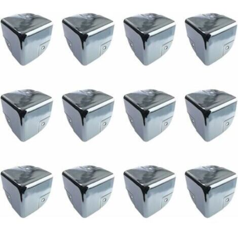 Protection de Meubles Protections d'Angle en Métal Protection d'Angle de Table 12 Pièces Supports de Protection d'Angle de Bord en Métal Protecteurs d'Angle pour Tables et Meubles Pointus