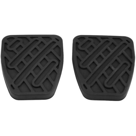 [Protection de pédales] Revêtement caoutchouc haute résistance Noir 46531JD00A - Dimension 77x60mm pour Nissan Qashqai 2007-2016 (Lot 2 pièces)