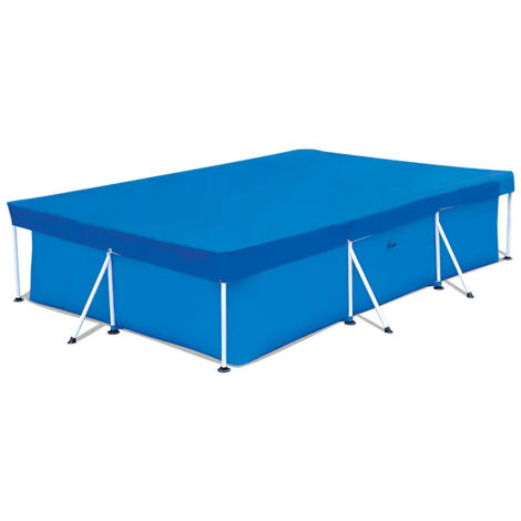 Protection de piscine bleue 300 x 201 cm