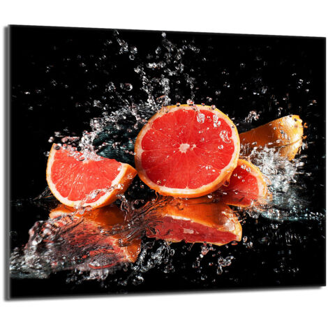 Protection de plaque de cuisson en verre 60x52 Pamplemousse