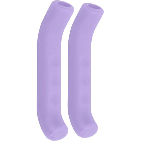 Protection de Poignée de Frein en Gel de Silicone, Couvre-Levier de Frein pour Vélo, Accessoire Cyclisme Violet