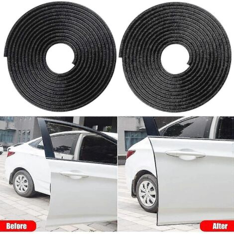Protection de portière de voiture (2 pièces, 5 m) - Protection de bord en forme de U - Joint d'étanchéité pour portière de voiture