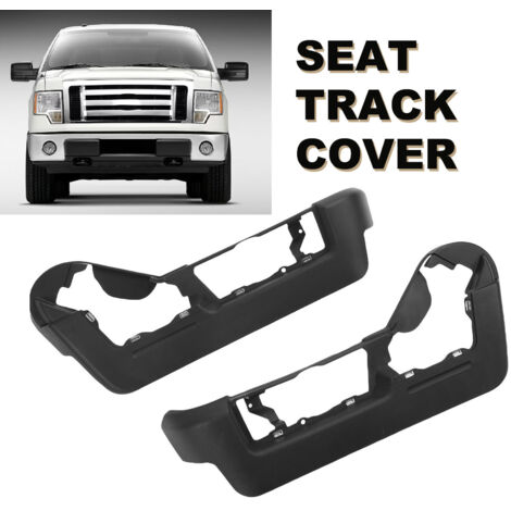 Protection de Rail de Siège - Jeu de 2 Couvercles ABS Noir pour Ford Mark LT 2009-2014