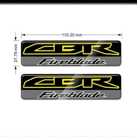 Protection de réservoir 3D autocollante pour Honda CBR 650R, CBR650R, HRC et Fireblade : poignées latérales, kit de protection pour réservoir d'essence et d'huile, genouillère - CBR14