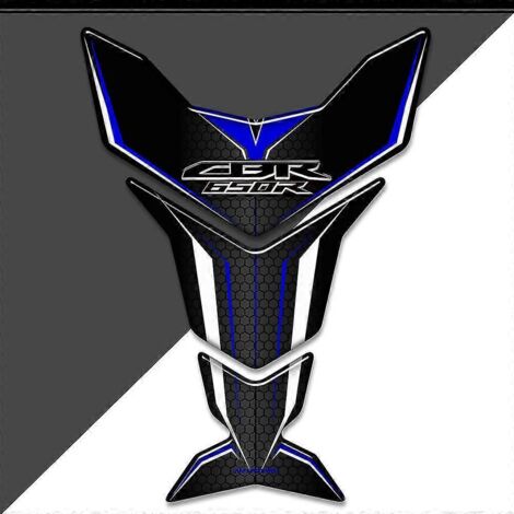 Protection de réservoir 3D autocollante pour Honda CBR650R, CBR650R, HRC et Fireblade : poignées latérales, kit de protection pour réservoir d'essence et d'huile, protection pour les genoux.