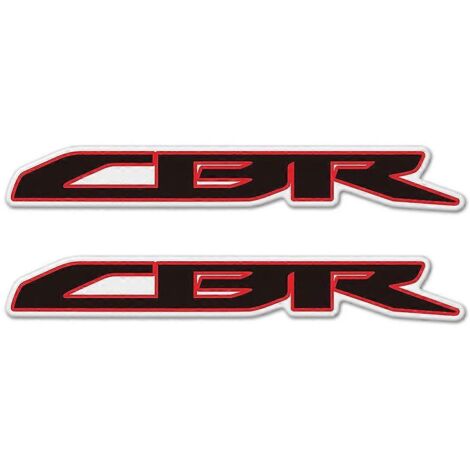 Protection de réservoir autocollante 3D pour Honda CBR 1000 RR 1000RR CBR1000RR HRC, kit de protection pour carénage, garde-boue, huile et carburant, genou, Fireblade - Rouge CBR