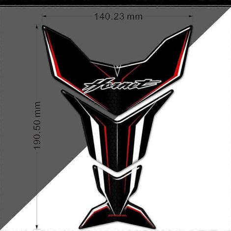 Protection de réservoir autocollante Hornet pour Honda CB600F, CB250F, CB250, CB1000R, 160R, 250, 600 et 900 : emblème 3D pour moto.