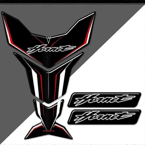 Protection de réservoir autocollante Hornet pour Honda CB600F, CB250F, CB250, CB1000R, 160R, 250, 600 et 900 : logo et emblème 3D pour moto – Hornet2
