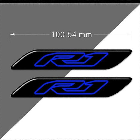 Protection de réservoir avec autocollants, logo et emblème pour Yamaha YZF-R1, YZF R1, R1000 et R1-25