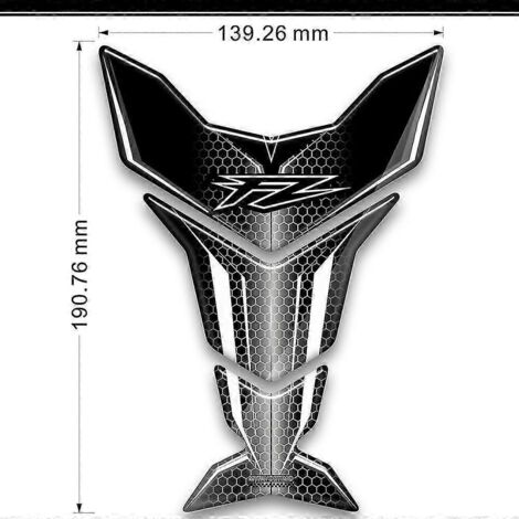 Protection de réservoir de moto - Autocollants, emblèmes et logos pour Yamaha FZ6 FZ6N FZ8 FZ8N FZ1 FZ1000 FZ07 FZ09 FZ10--1