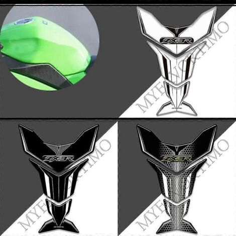 Protection de réservoir de moto avec autocollants 3D pour Kawasaki Ninja ZX3R ZX 3R ZX-3R 300 : kit de protection pour réservoir d'essence et d'huile (genou) - ZX-3R13