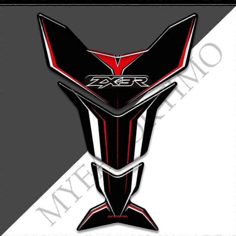 Protection de réservoir de moto avec autocollants 3D pour Kawasaki Ninja ZX3R ZX 3R ZX-3R 300 : kit de protection pour réservoir d'essence et d'huile (genou) - ZX-3R20