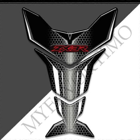 Protection de réservoir de moto avec autocollants 3D pour Kawasaki Ninja ZX3R ZX 3R ZX-3R 300 : kit de protection pour réservoir d'essence et d'huile (genou) - ZX-3R8