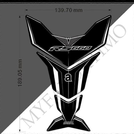 Protection de réservoir de moto avec logo pour Aprilia RS660, autocollants pour carénage et garde-boue, protection pour réservoir d'essence et d'huile.