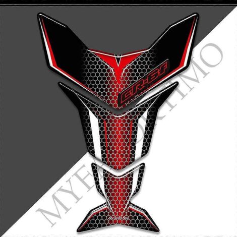 Protection de réservoir de moto Kawasaki Ninja ER-6F (autocollants 3D, logo, emblème, kit de protection pour essence et huile - CR-6F16)