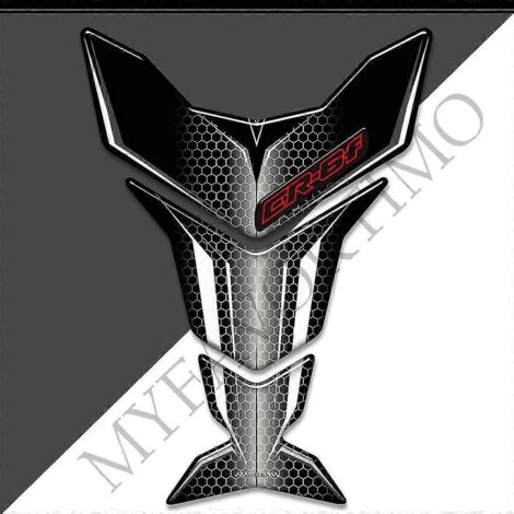 Protection de réservoir de moto Kawasaki Ninja ER-6F (autocollants 3D, logo, emblème, kit de protection pour essence et huile - CR-6F8)