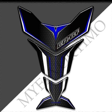 Protection de réservoir de moto Kawasaki Ninja ER-6F (autocollants 3D, logo, emblème, kit de protection pour essence et huile, genoux) - CR-6F
