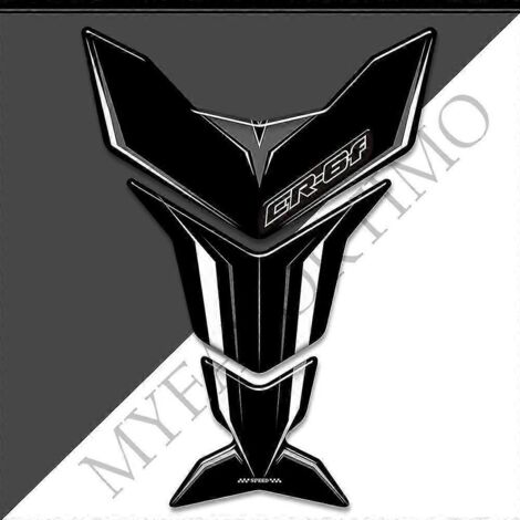 Protection de réservoir de moto Kawasaki Ninja ER-6F (autocollants 3D, logo, emblème, kit de protection pour essence et huile, genoux) - CR-6F3