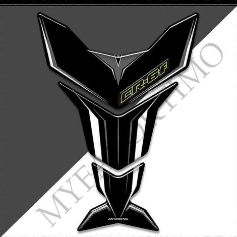Protection de réservoir de moto Kawasaki Ninja ER-6F (autocollants 3D, logo, emblème, kit de protection pour essence et huile, genoux) - CR-6F5