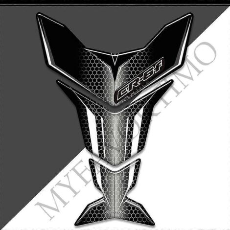 Protection de réservoir de moto Kawasaki Ninja ER-6F (autocollants 3D, logo, emblème, kit de protection pour essence et huile, genoux) - CR-6F7