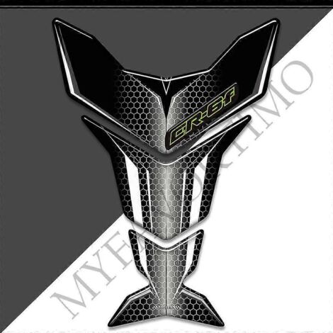 Protection de réservoir de moto Kawasaki Ninja ER-6F (autocollants 3D, logo, emblème, kit de protection pour réservoir d'essence et d'huile - CR-6F6)