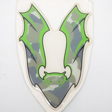 Protection de réservoir pour moto vampire camouflage vert noir