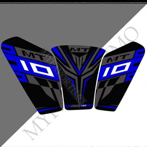 Protection de réservoir pour moto Yamaha MT-10 FZ MT-10 - Autocollants pour carénage, garde-boue, genoux et réservoir d'essence 2016 2017 2018 2019 2020 2021--MT-105