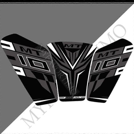 Protection de réservoir pour moto Yamaha MT10 FZ MT - 10 Autocollants pour carénage, garde-boue, genoux, réservoir d'essence 2016 2017 2018 2019 2020 2021--MT-107