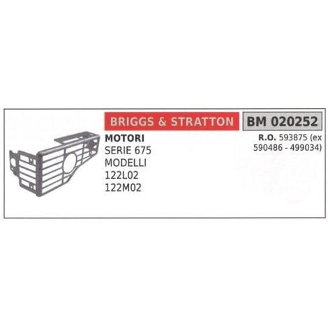 Protection de silencieux B&S tondeuse B&S tondeuse 675 SERIES 020252