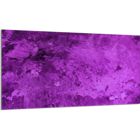 Protection de table de cuisson en verre 90x52 Violet