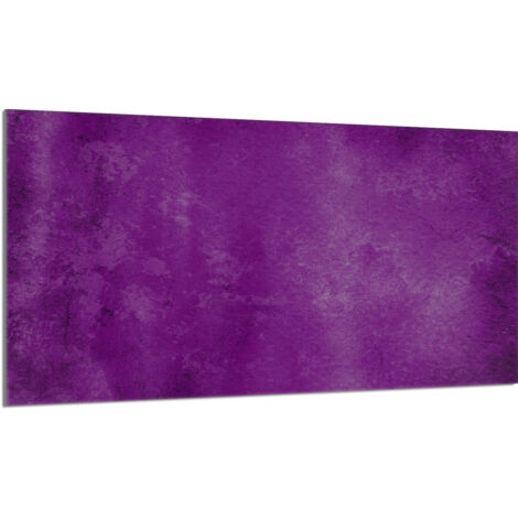 Protection de table de cuisson en verre 90x52 Violet