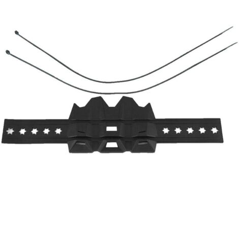 Protection d'échappement arrière anticalcaire Protection universelle pour moto Équipement de protection par défaut Noir