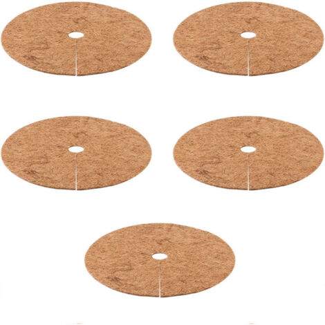 Protection des plantes - Cache-plantes - Isolation naturelle contre le gel et les variations de température - Lot de 5 - Pour pots de fleurs, arbustes et jeunes arbres