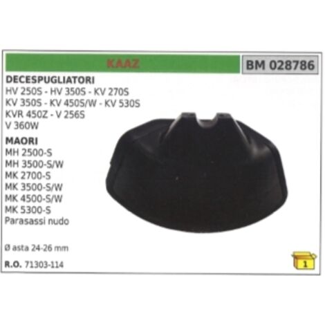 Protection d'essieu KAAZ pour débroussailleuse HV250S - MAORI MH2500-S Ø 24-26 mm arbre