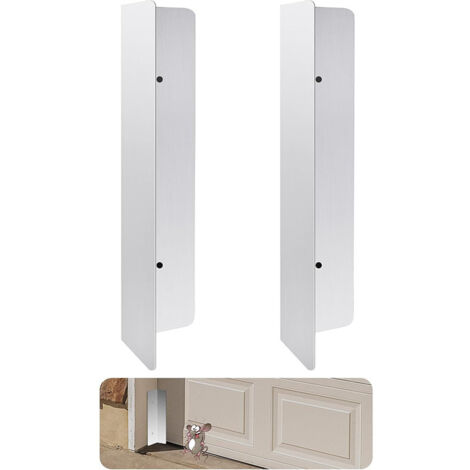 Protection d'étanchéité pour porte de garage en acier inoxydable  joint d'étanchéité pour porte de garage anti-serpents et rongeurs, adapté aux portes de garage standard