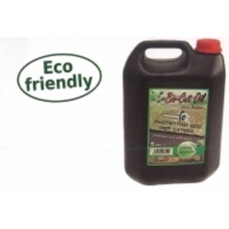 Protection écologique de la chaîne de tronçonneuse biodégradable 5 litres d'huile de coupe biologique 008350