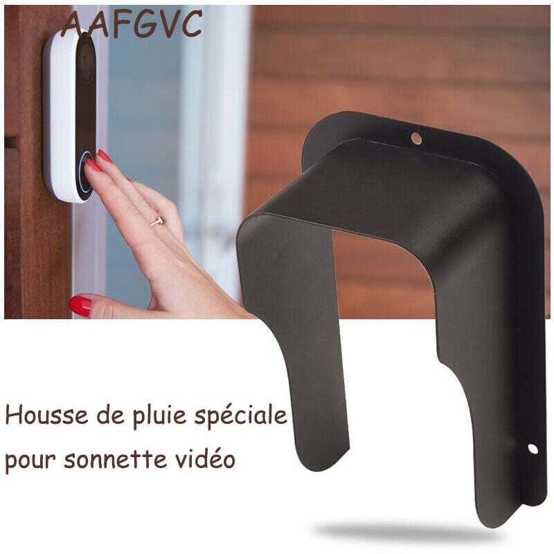 Laoa - Protection et fixtion pour interphone, visiophone et sonnette, Couvercle MéTallique éTanche Versailles pour CaméRa VidéO, Sonnette, Serrure De