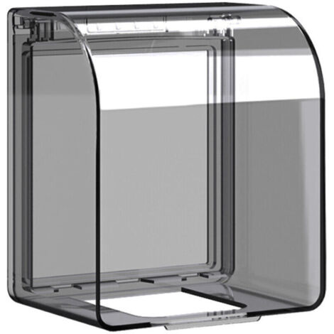 Protection étanche pour prise de courant 86 type 12,2 × 10,8 × 7,3 cm prise de courant couvercle étanche couvercle de prise de courant couvercle interrupteur pour salles de bains et cuisines