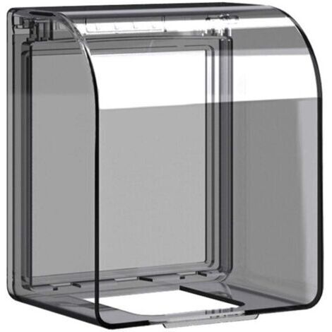Protection étanche pour prise de courant 86 type 12,2 × 10,8 × 7,3 cm prise de courant couvercle étanche couvercle de prise de courant couvercle interrupteur pour salles de bains et cuisines