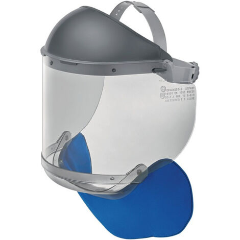 Protection faciale pour électricien GFKKH002-E PC. gris 550 x 200 x 2 mm EN 166.