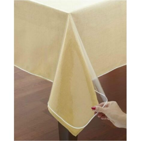 Protection Fine PVC Transparente Rectangle (140 x 220 cm)