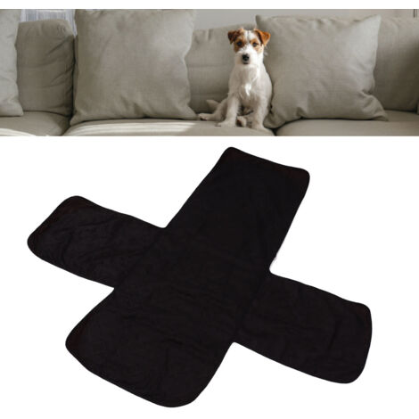 Protection Housse de Fauteuil Roulant imperméable anti-griffes Lavable couvre Sofa pour Chat et Chien Noir Taille 170x170cm 1-Pièce en Tissu