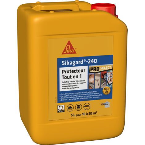 Protection hydrofuge Sikagard-240 2L – Imperméabilisant pour pierre, béton et marbre – Résistant aux UV et aux taches