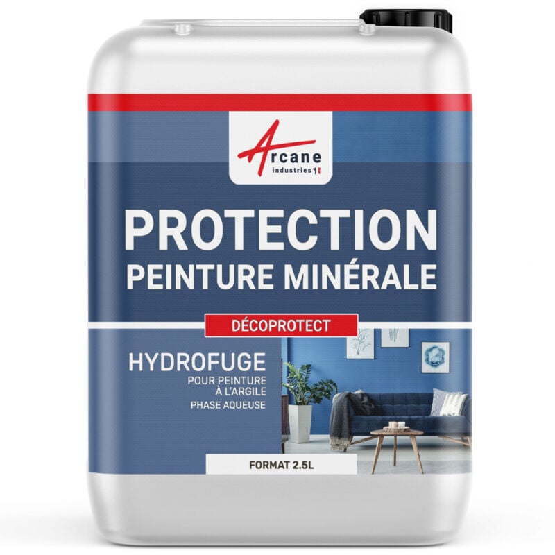 Arcane Industries - protection eau gras peinture minerale argile chaux decoprotect - 2.5 l