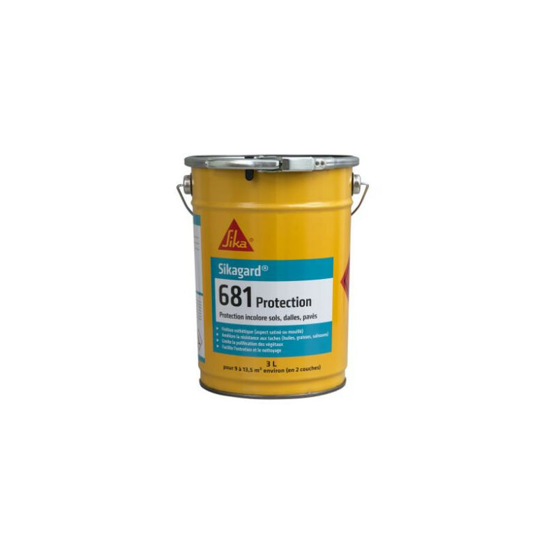 Sikagard 681 - Protection incolore pour sols en béton esthétique, dalles, pavés