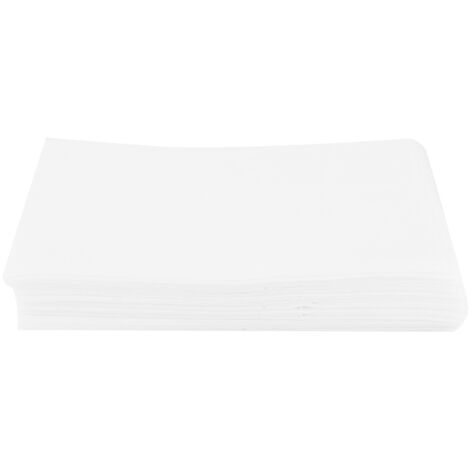 Protection jetable imperméable pour tables de massage, salon, spa, hôtel et tatouage (Blanc)