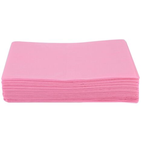 Protection jetable imperméable pour tables de massage, salon, spa, hôtel et tatouage (Rose)